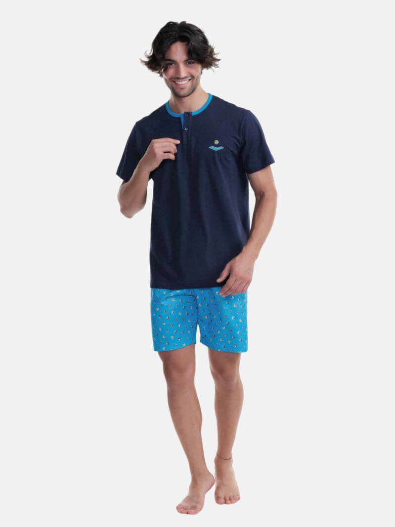 Pigiama corto Uomo VISUALE 4302 Ferrucci - evabiancheria