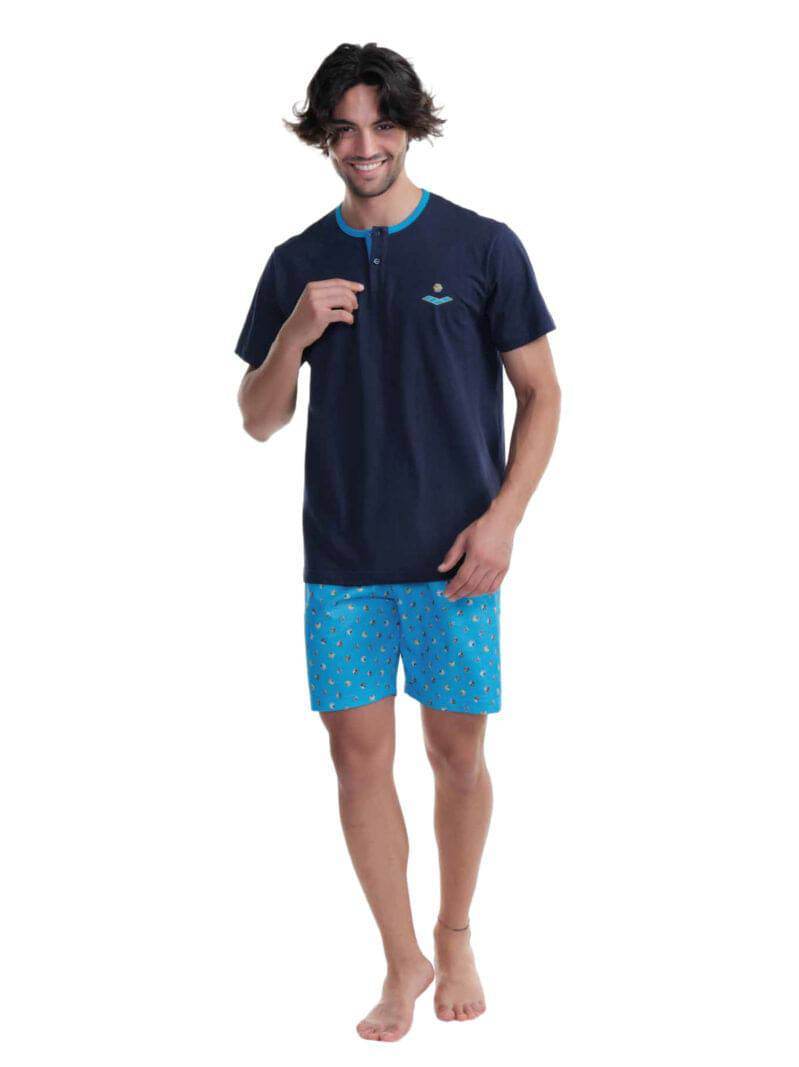 Pigiama corto Uomo VISUALE 4302 Ferrucci - evabiancheria