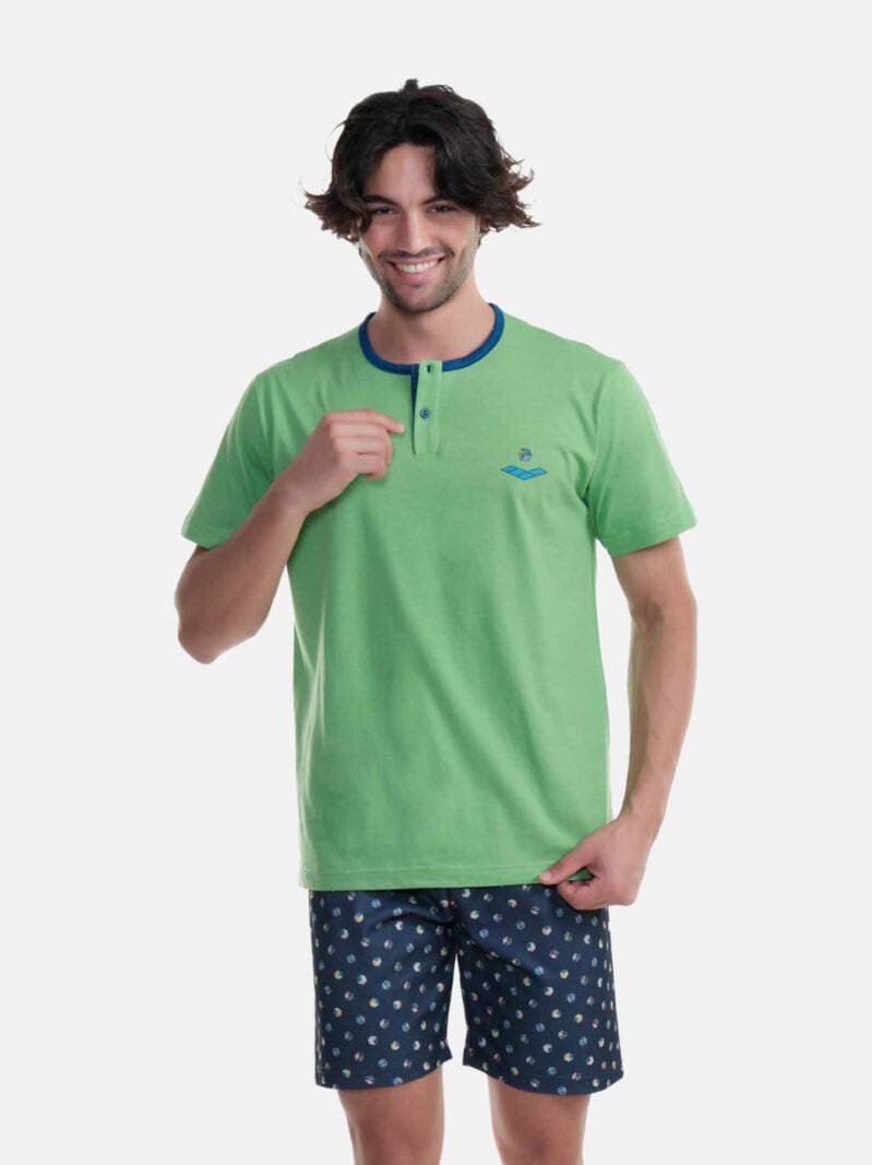 Pigiama corto Uomo VISUALE 4302 Ferrucci - evabiancheria