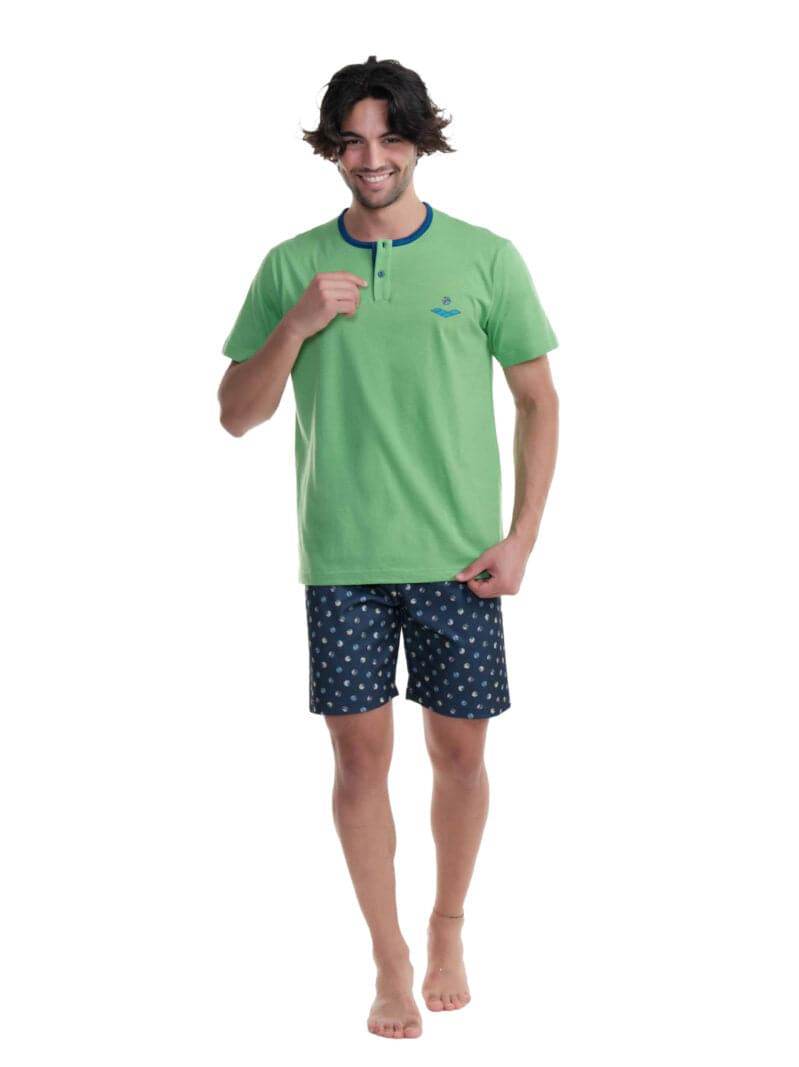 Pigiama corto Uomo VISUALE 4302 Ferrucci - evabiancheria
