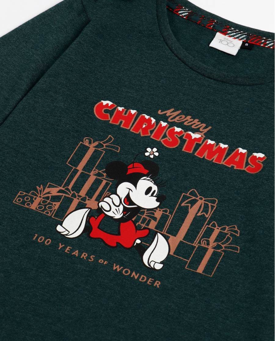 Pigiama girocollo natalizio Bambine e ragazze 60631 Disney - evabiancheria