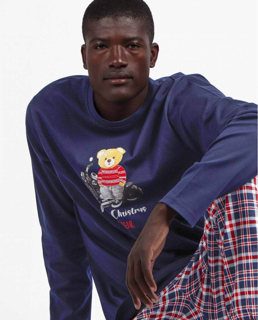 Pigiama girocollo natalizio Uomo 60071 Admas - evabiancheria