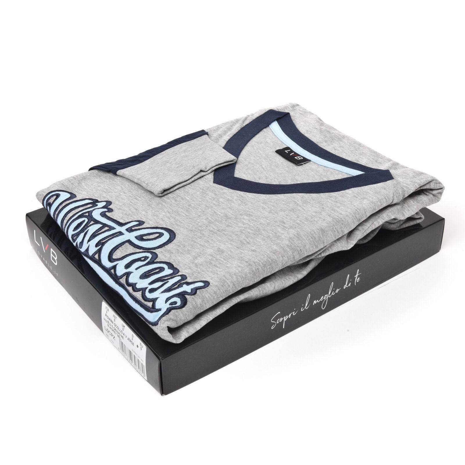 Pigiama Manica lunga Uomo L0CPZ TU Lovable - evabiancheria