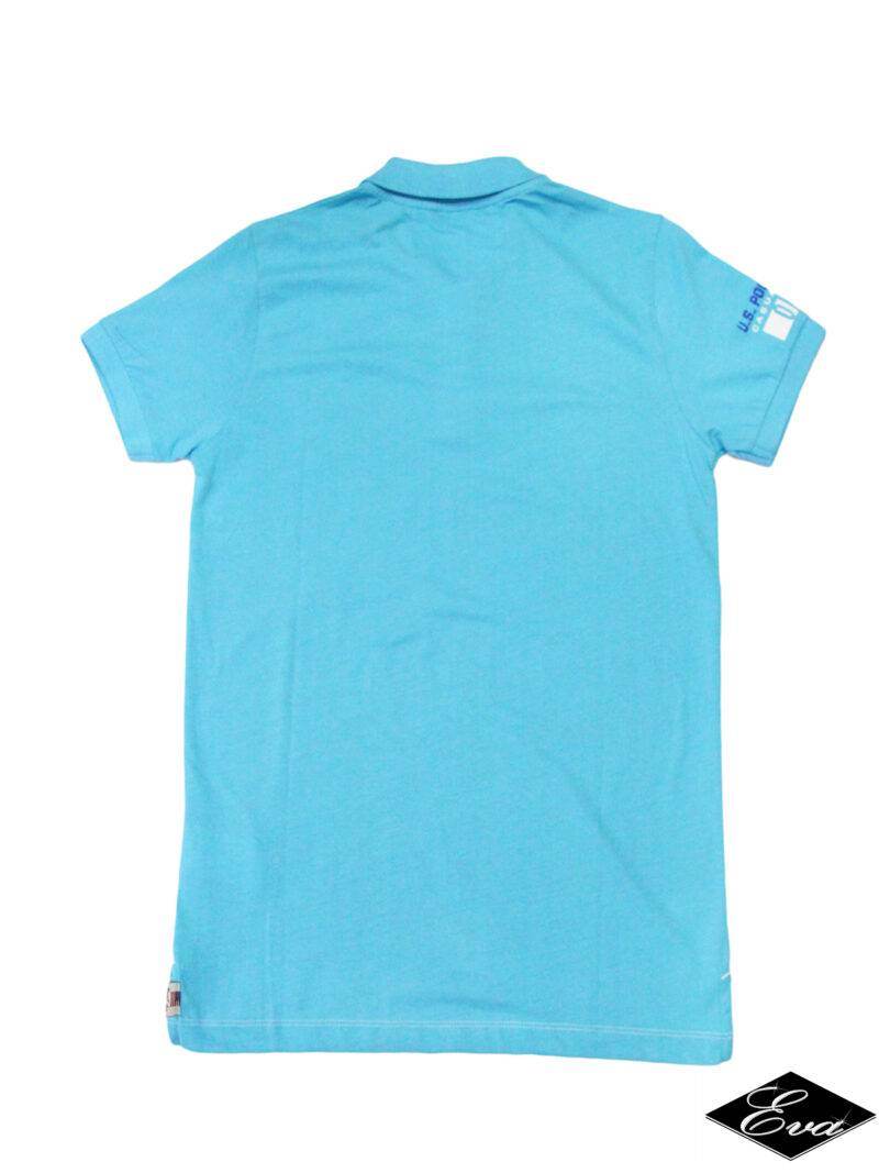 Polo Manica corta Uomo 33259 50313 Turchese Us Polo Assn - evabiancheria