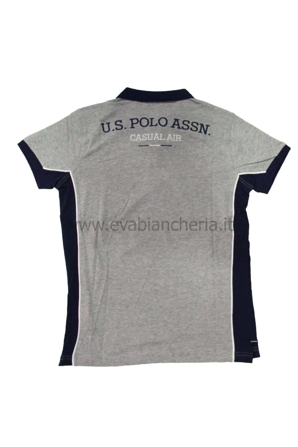 Polo Manica corta Uomo 42251 50313 Grigio Us Polo Assn evabiancheria