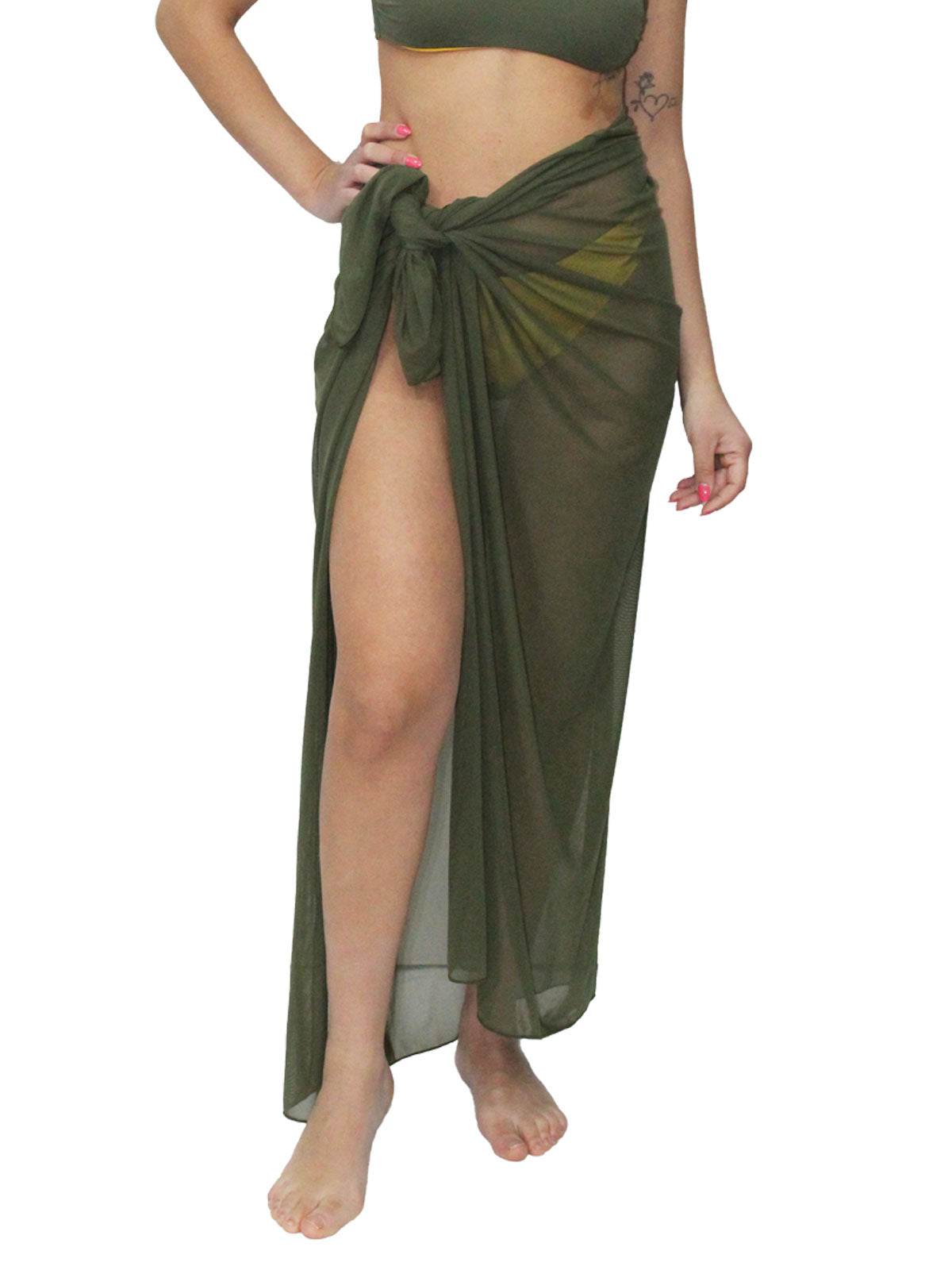 pareo Pareo foulard Donna H257 Huitre - evabiancheria