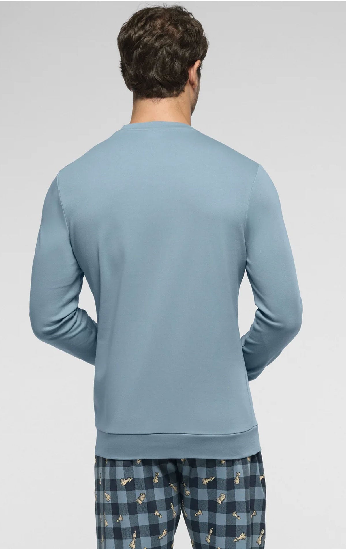 Pigiama Giro collo Uomo VPRT93429 Scacchi Perofil