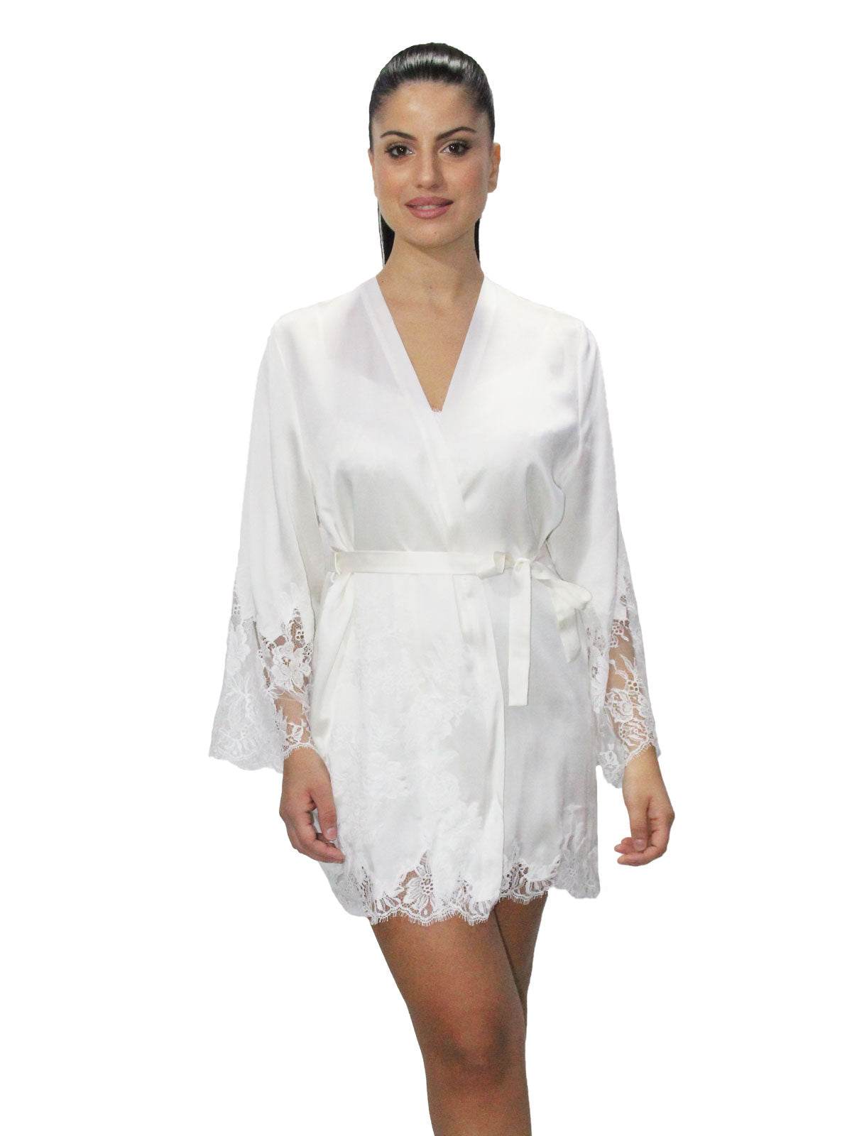 Kimono corto Donna 3VIC2001 Marjolaine - evabiancheria