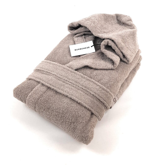 Accappatoio con cappuccio Biancheria Lounge Acc Borbonese