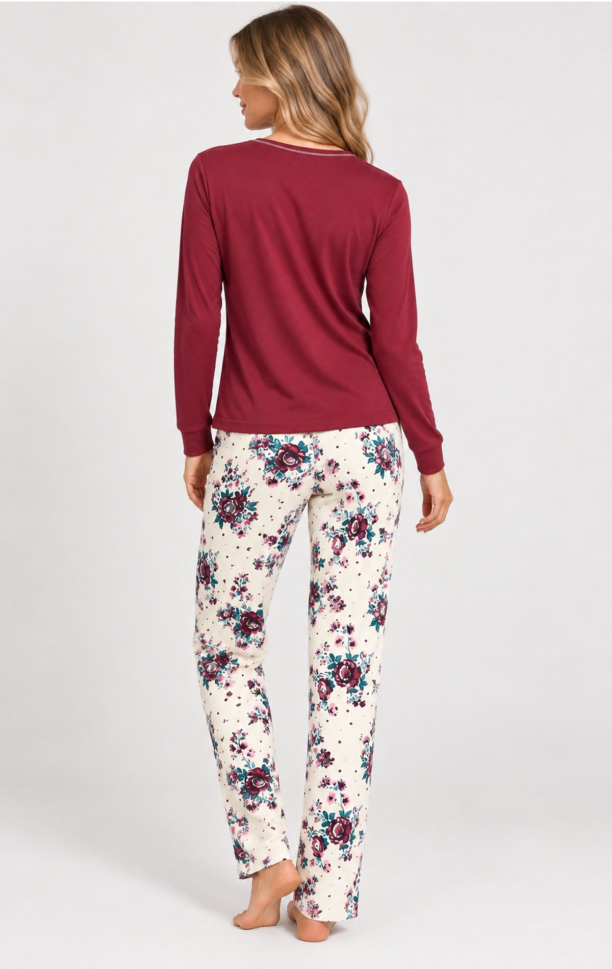 Pigiama Giro collo Donna PL12 Verdissima