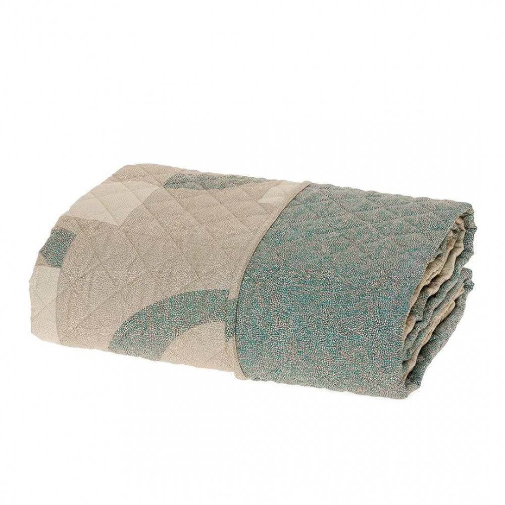 Quilt Stampato Biancheria Domino quilt Borbonese - evabiancheria
