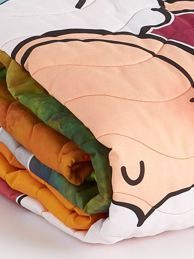 Quilt Stampato Letto HOOLA HOOP QUILT Happy People - evabiancheria