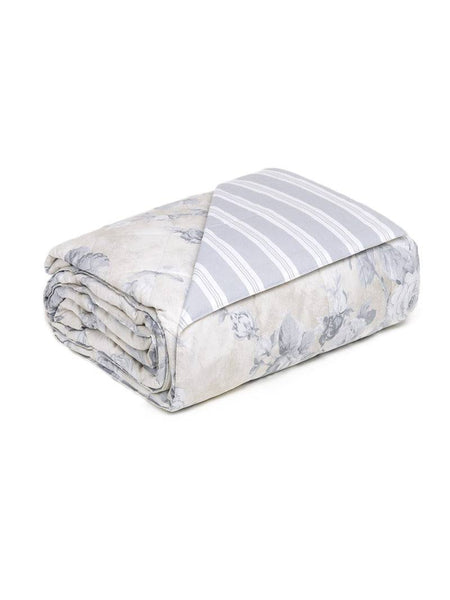 Quilt Stampato Letto OXFORD QUILT FIORE Mae evabiancheria