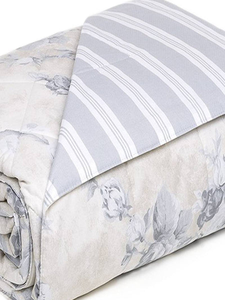 Quilt Stampato Letto OXFORD QUILT FIORE Mae evabiancheria