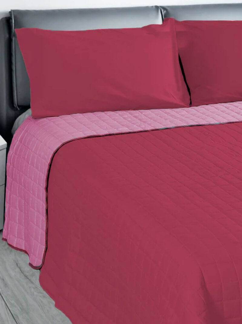 Quilt Tinta Unita Biancheria FLASH BICOLOR QUILT Acca 24 - evabiancheria