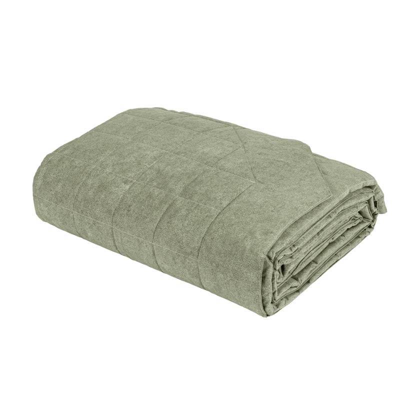 Quilt Tinta Unita Biancheria Galuchat Quilt Fazzini - evabiancheria