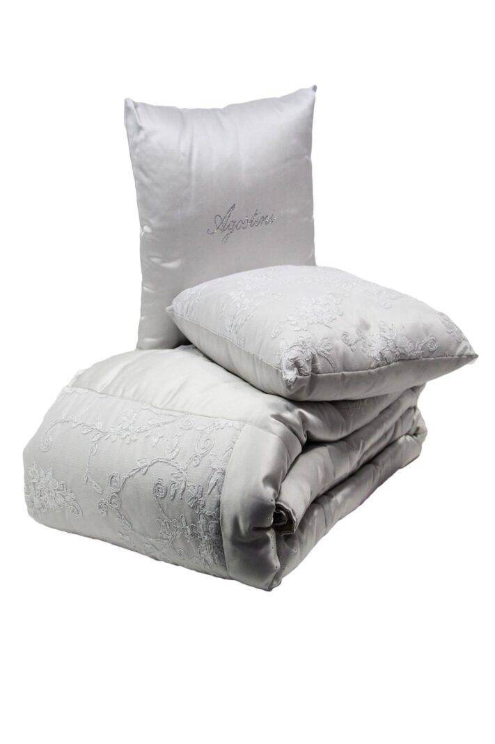 Quilt con pizzo Biancheria PARIS Agostini - evabiancheria
