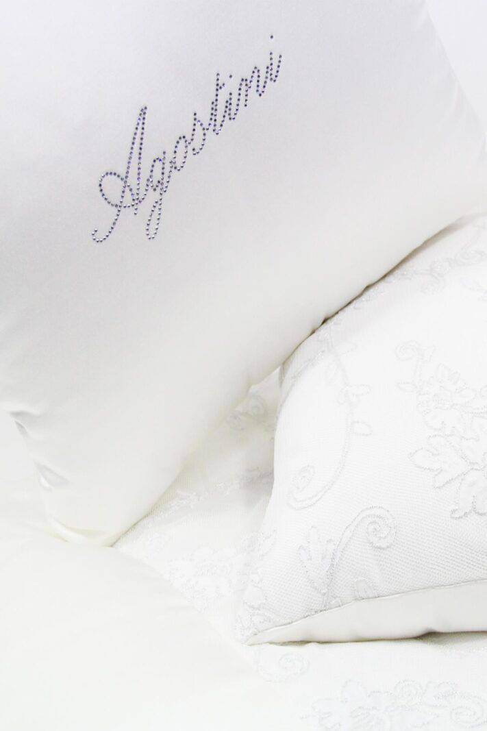 Quilt con pizzo Biancheria PARIS Agostini - evabiancheria