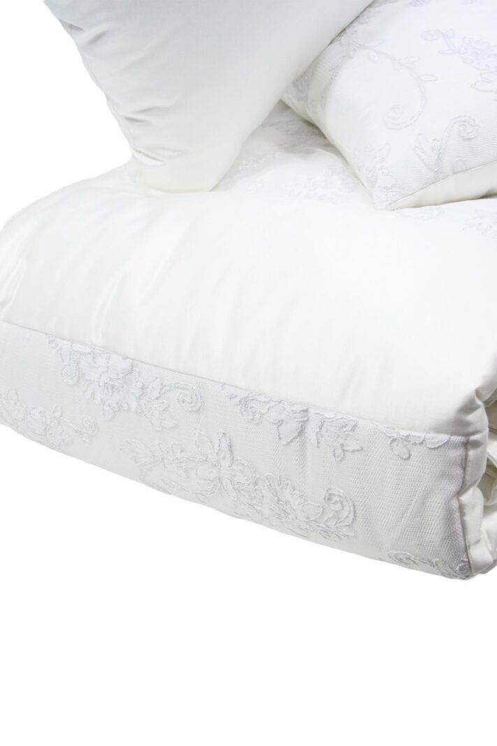 Quilt con pizzo Biancheria PARIS Agostini - evabiancheria