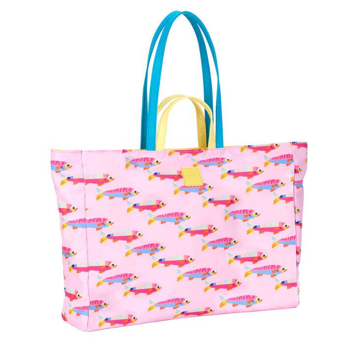 Borsa Mare Grande Donna 22343 Raimbow Fishes Emanuela Biffoli - evabiancheria