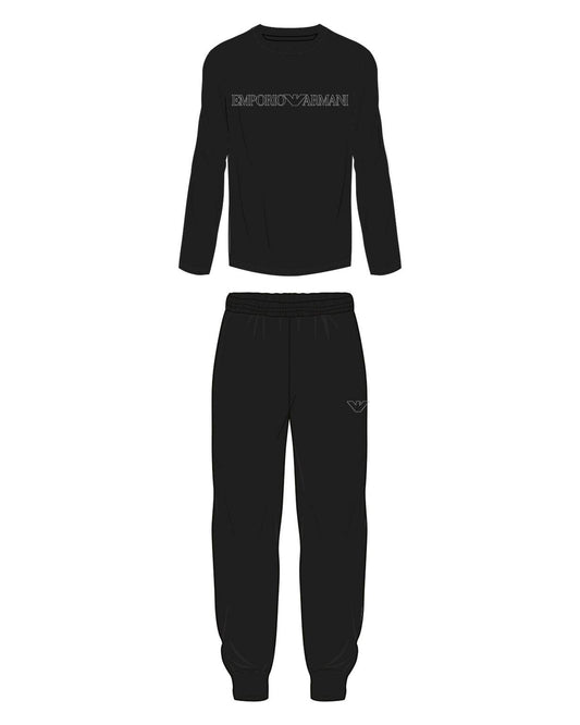 Pigiama Giro collo Uomo AF14978 EM000616 Emporio Armani - evabiancheria