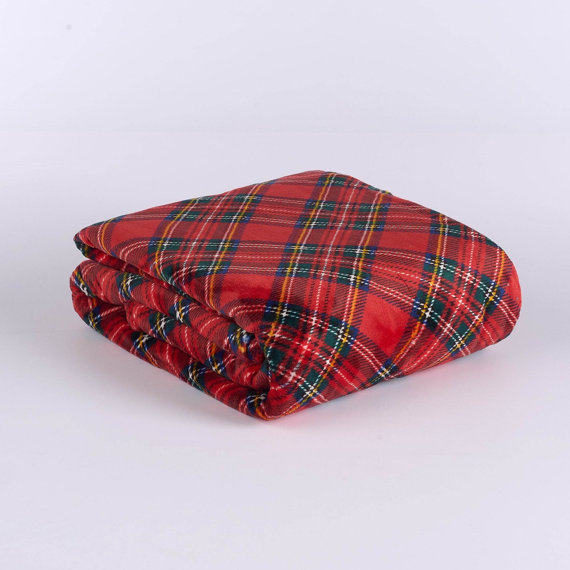 Plaid 150x190 Biancheria Tartan Plaid Mae - evabiancheria