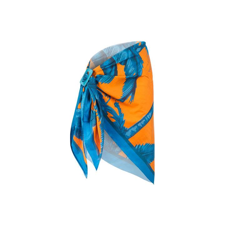 pareo 130x130 Donna 6546 Palms Emanuela Biffoli - evabiancheria