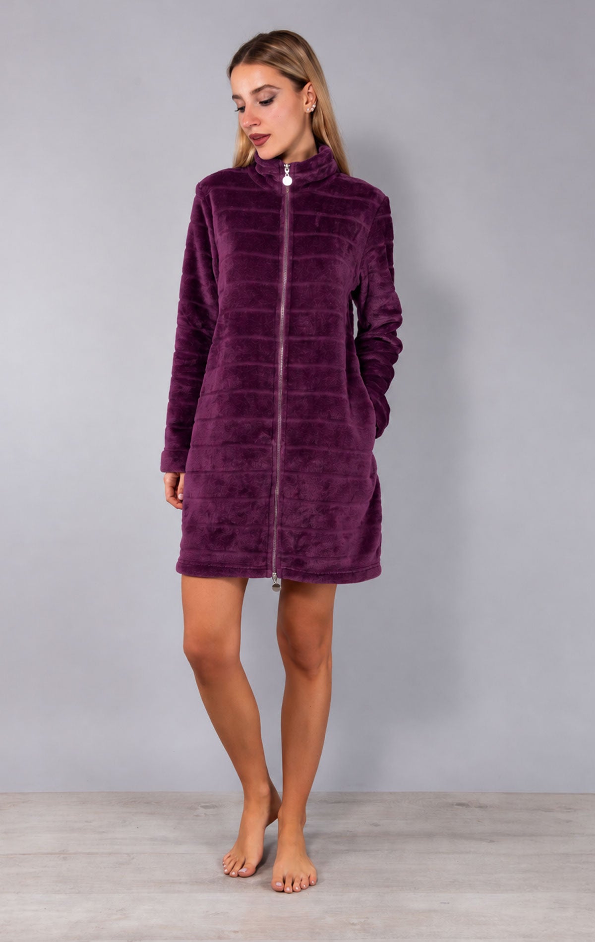 Vestaglia con zip Donna SS71 Verdissima