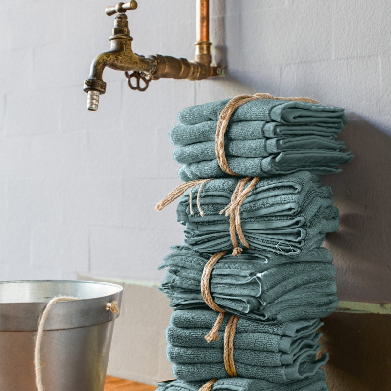 4-piece washcloths Coccola linen set Fazzini