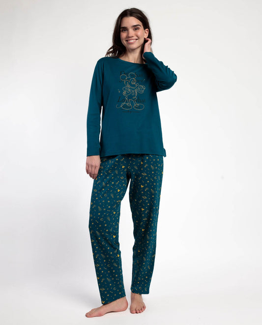 Pigiama Giro collo Donna 63661 Disney - evabiancheria