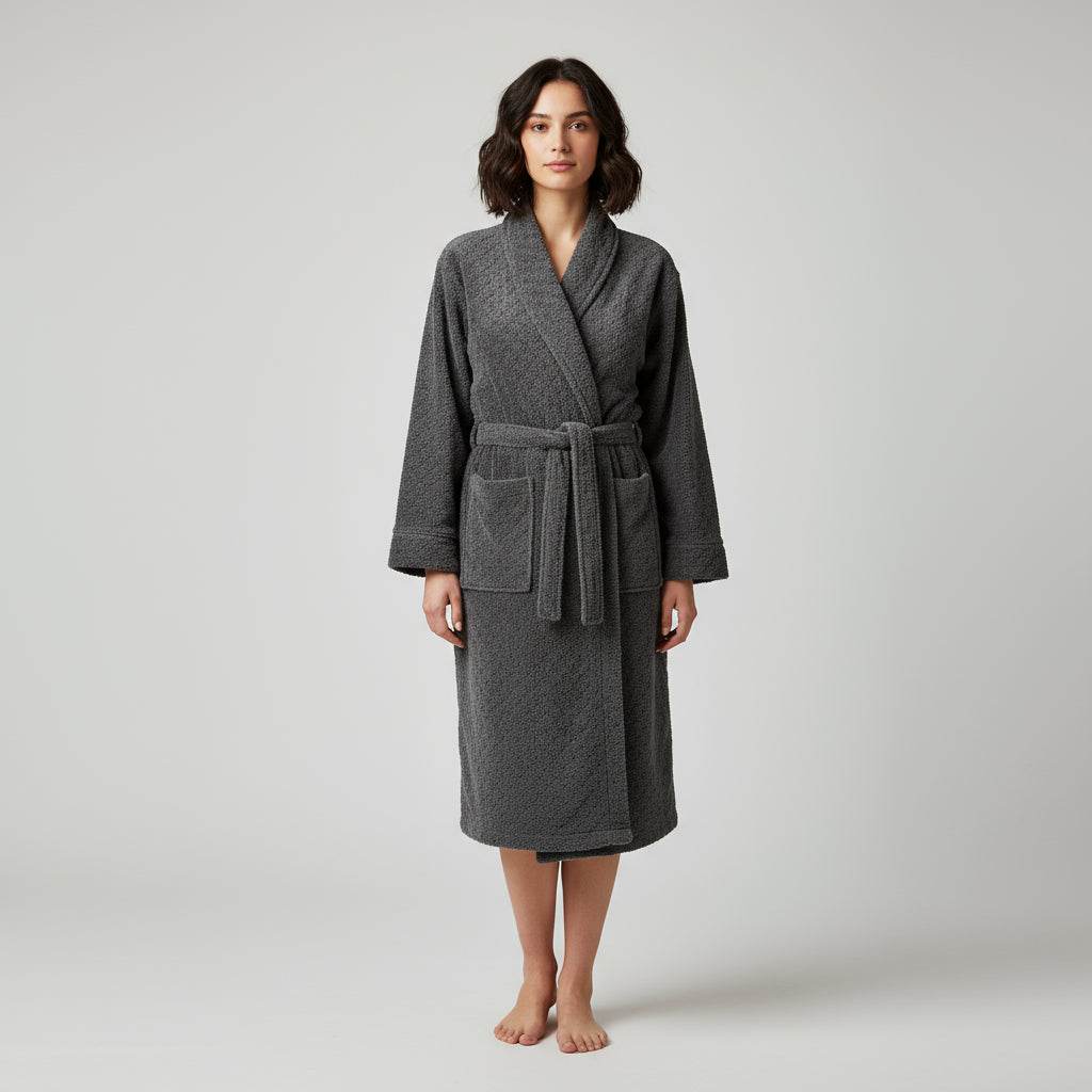 Accappatoio con cappuccio Biancheria Giulia Acc Rebecca Home - evabiancheria