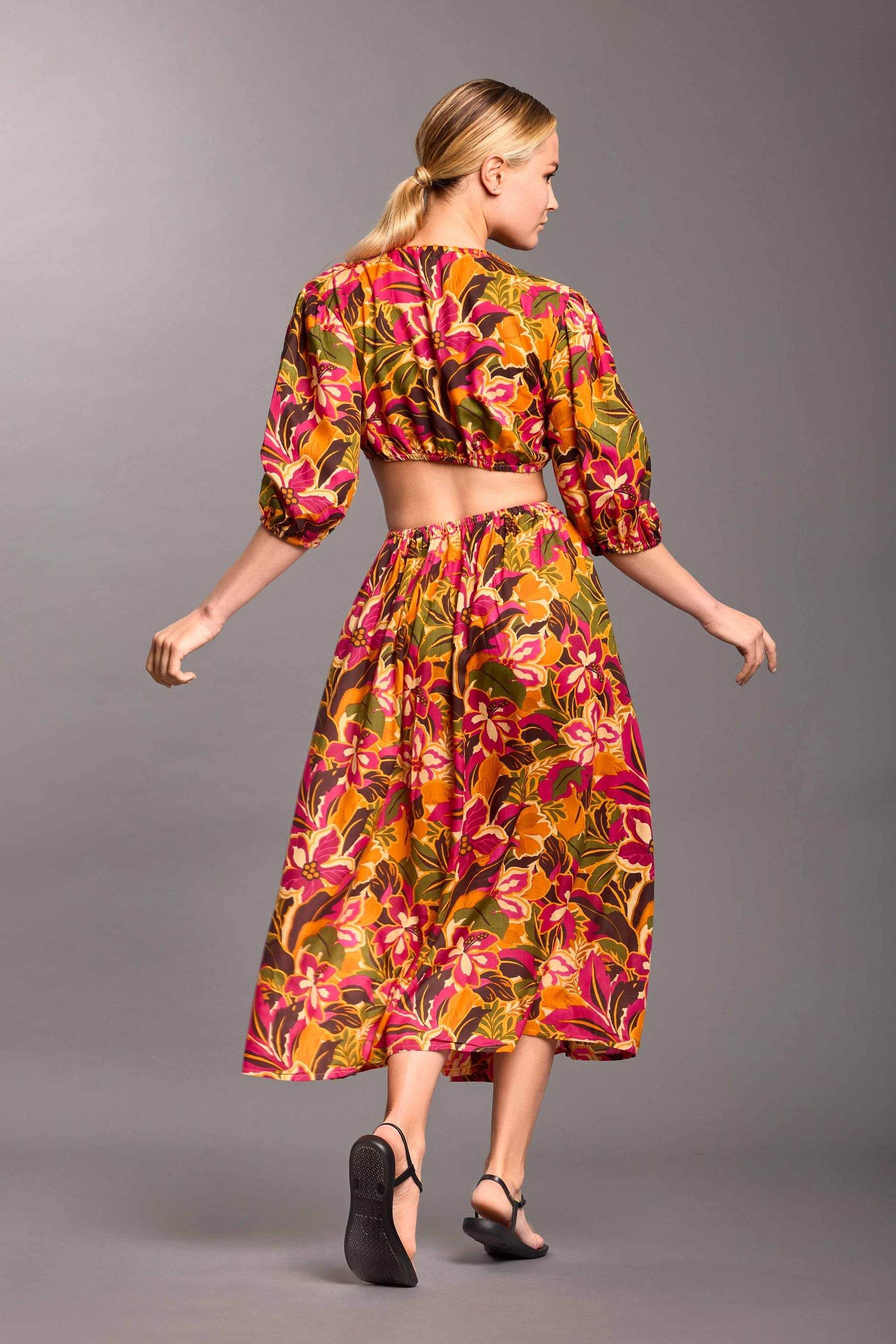 Abito Lungo Donna VI25-055 Vacanze Italiane - evabiancheria