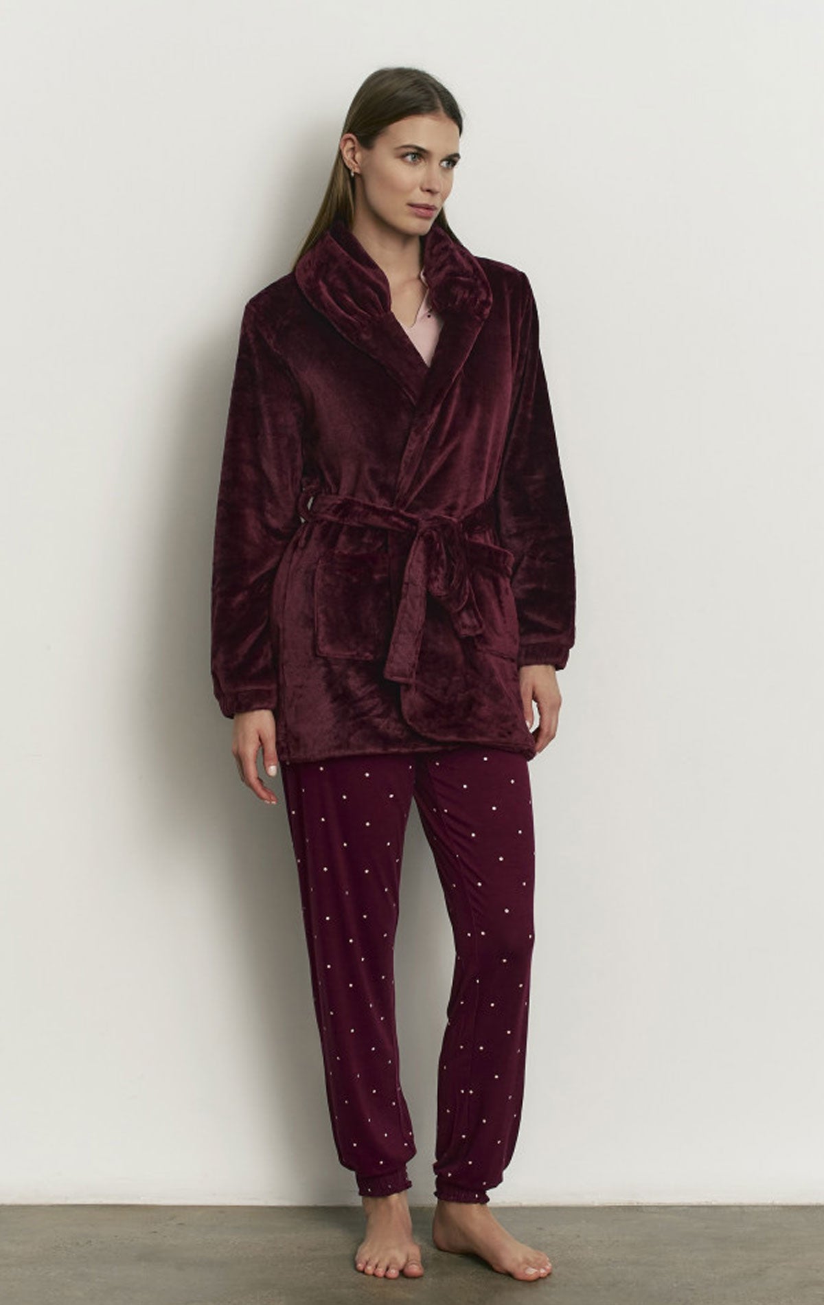 Completo pigiama Pigiama +Giacca Donna N21753 Promise
