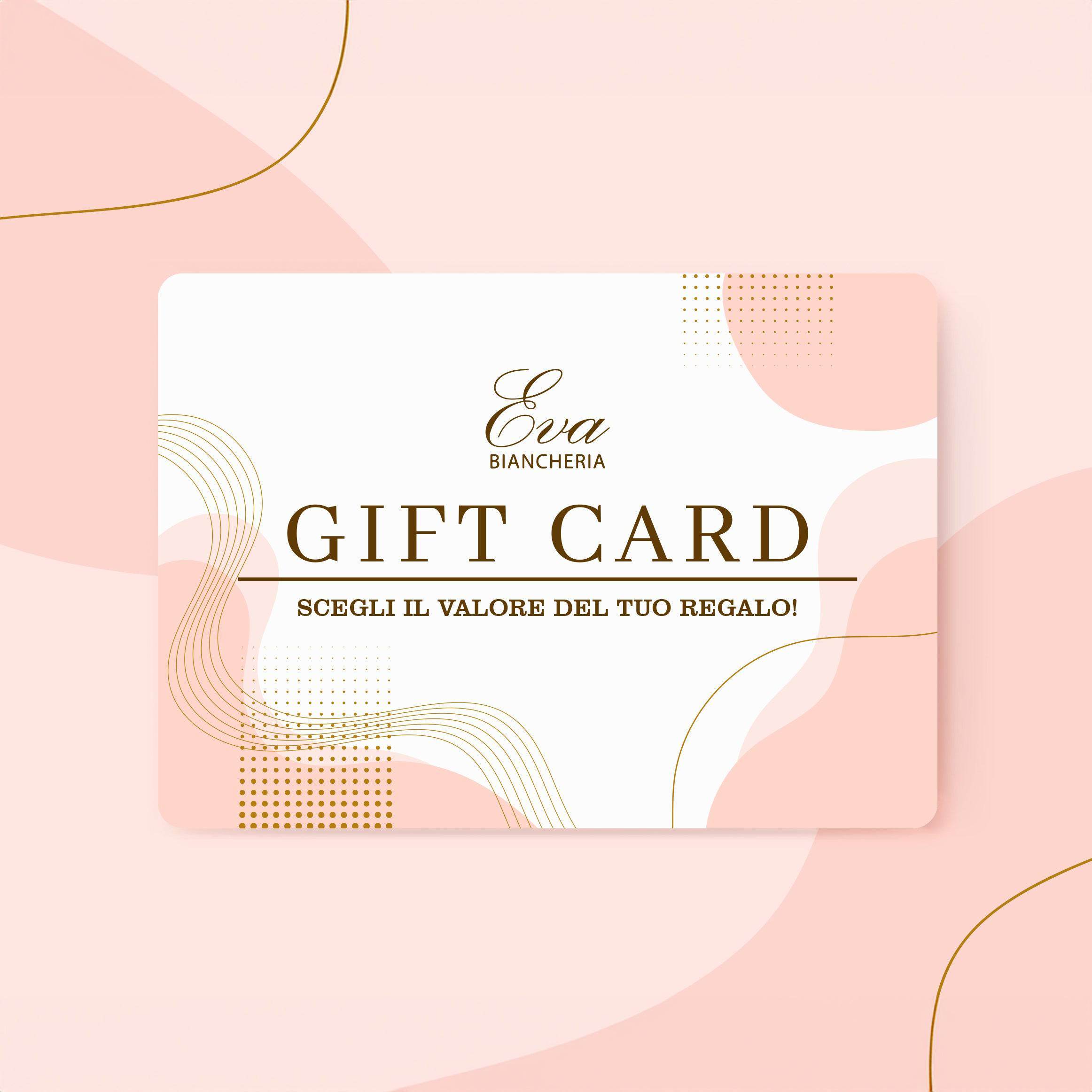 Regala un buono regalo da Eva Biancheria - evabiancheria