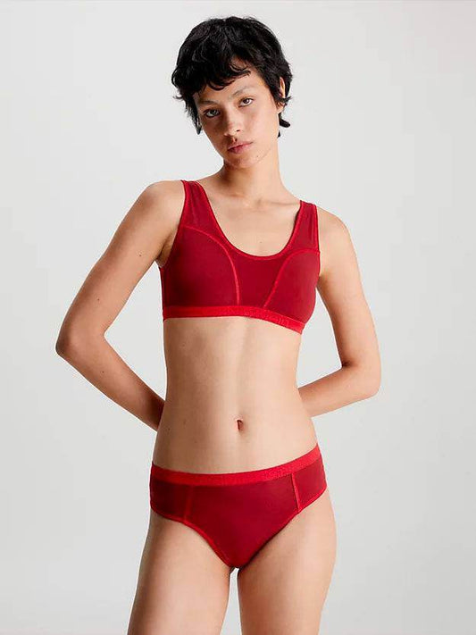 Reggiseno Bralette + Brasiliano Donna QF7493E Calvin Klein - evabiancheria