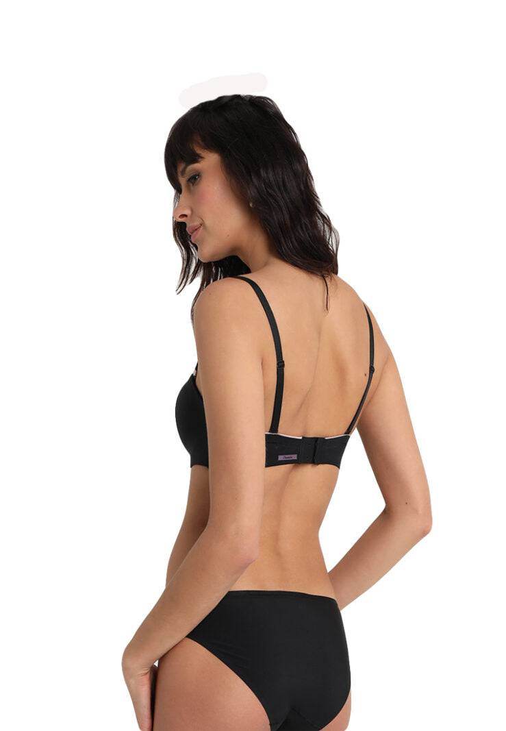 Reggiseno Fascia Preformata Donna ABSOLUTE INVISIBLE 2925 nero Chantelle - evabiancheria