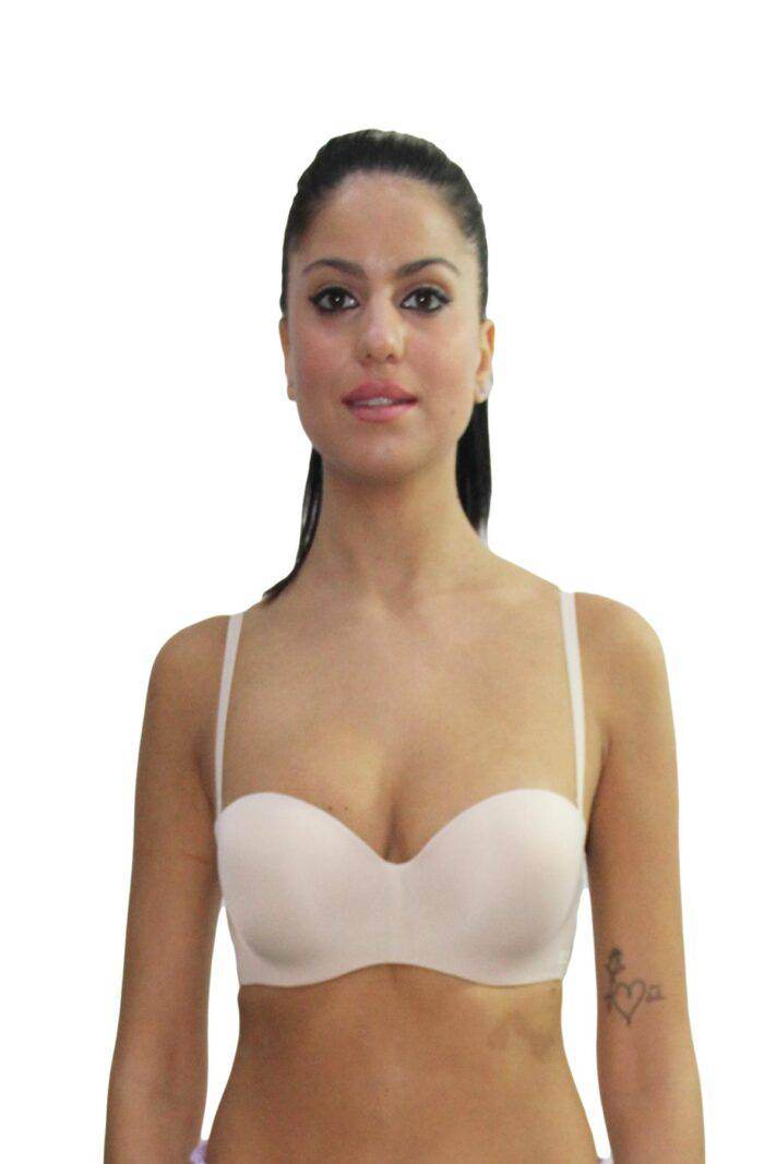 Reggiseno Fascia Preformata Donna L06RQ Nudo Lovable - evabiancheria
