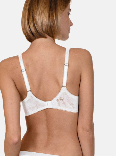 Reggiseno Foderato con ferretto Donna EVELYN 20228/9 bianco Lisca evabiancheria