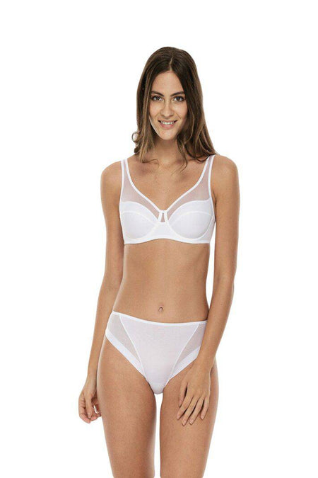 Reggiseno Sfoderato con ferretto Donna GENEROUS L4262 bianco Lovable evabiancheria