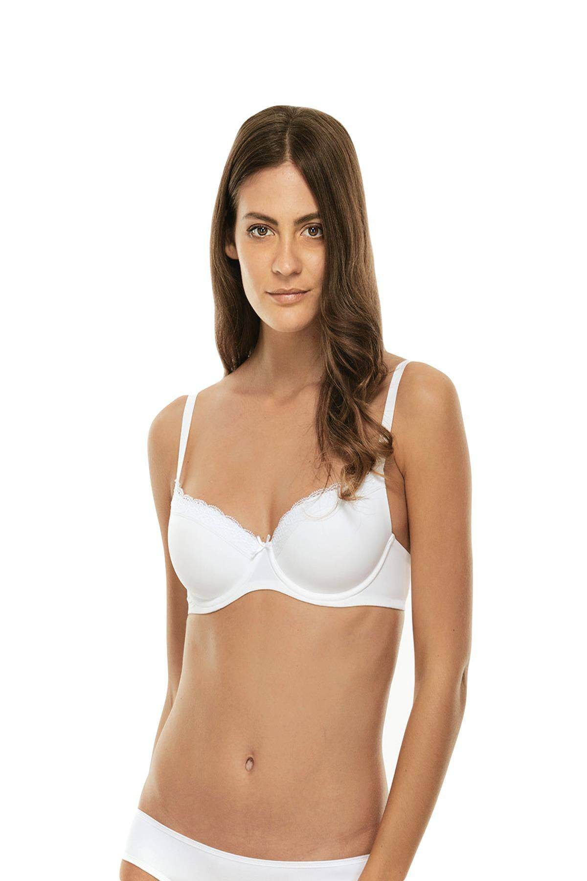 Reggiseno Sfoderato con ferretto Donna L4142 bianco Lovable - evabiancheria