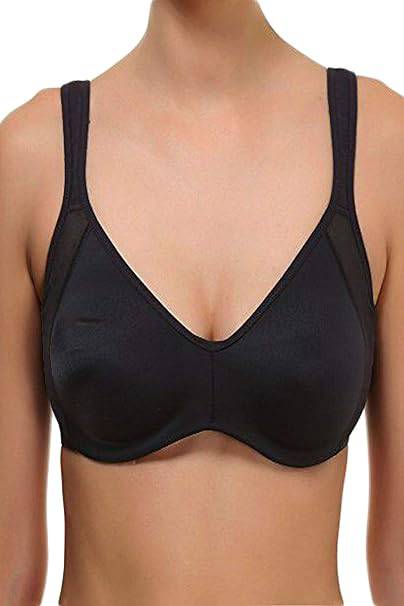 Reggiseno Sfoderato con ferretto Donna P01P4 Nudo/NERO Playtex evabiancheria