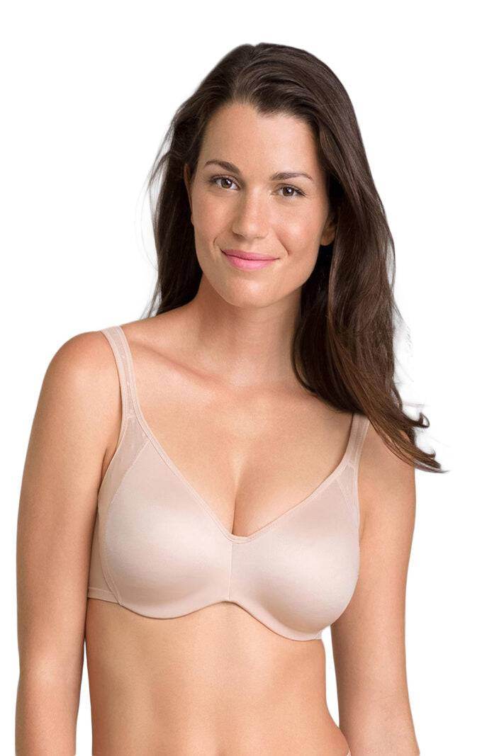 Reggiseno Sfoderato con ferretto Donna P01P4 Nudo/NERO Playtex - evabiancheria