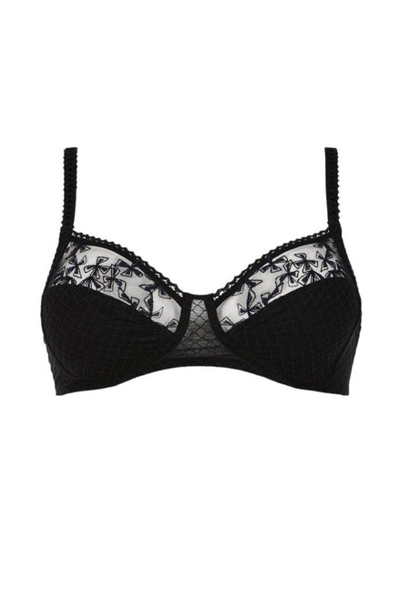 Reggiseno Sfoderato senza ferro Donna INSTANTS 13A2 Nero Chantelle evabiancheria