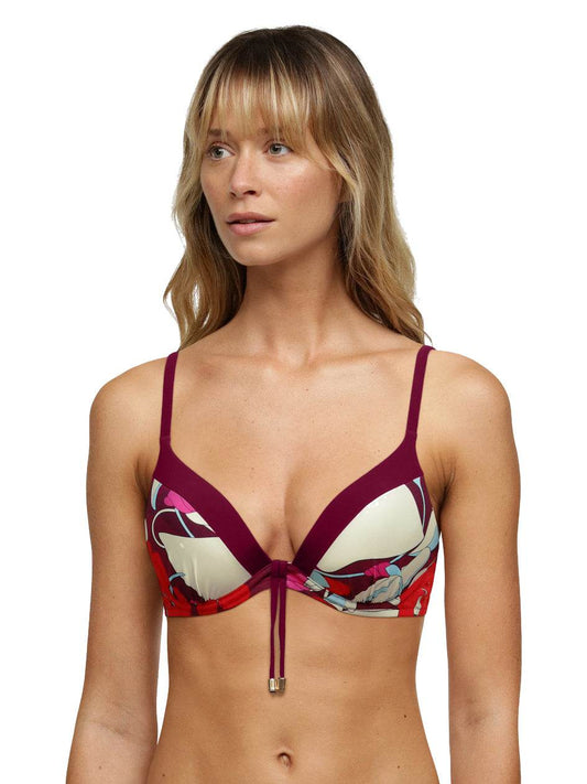 Reggiseno bikini Coppa preformata Donna FLOWERS C18H20 Chantelle - evabiancheria