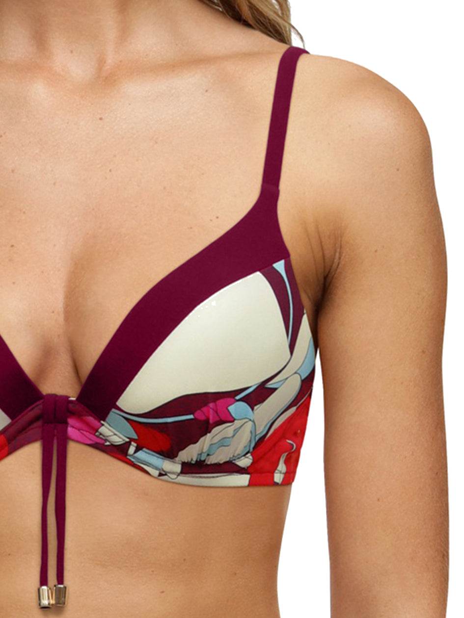 Reggiseno bikini Coppa preformata Donna FLOWERS C18H20 Chantelle - evabiancheria