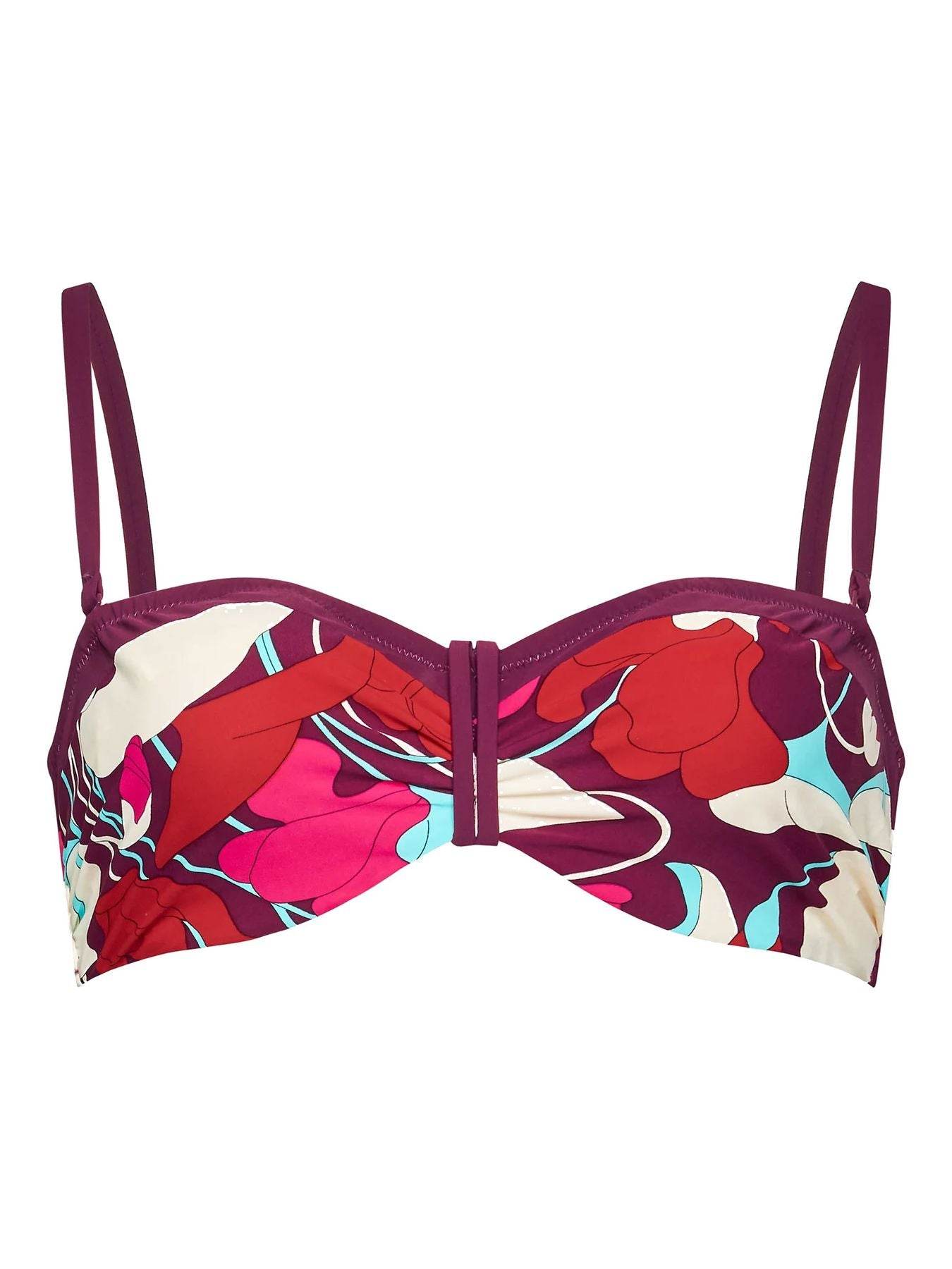 Reggiseno bikini Fascia Preformata Donna FLOWERS C18H60 Chantelle - evabiancheria