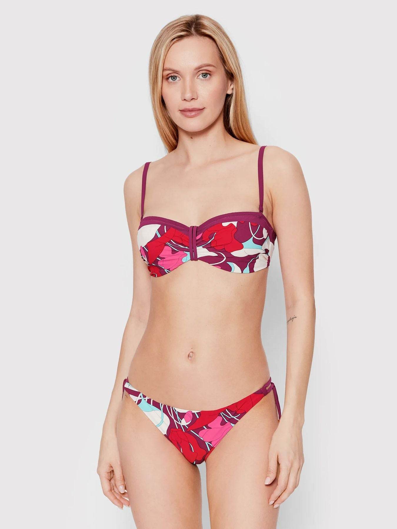 Reggiseno bikini Fascia Preformata Donna FLOWERS C18H60 Chantelle - evabiancheria