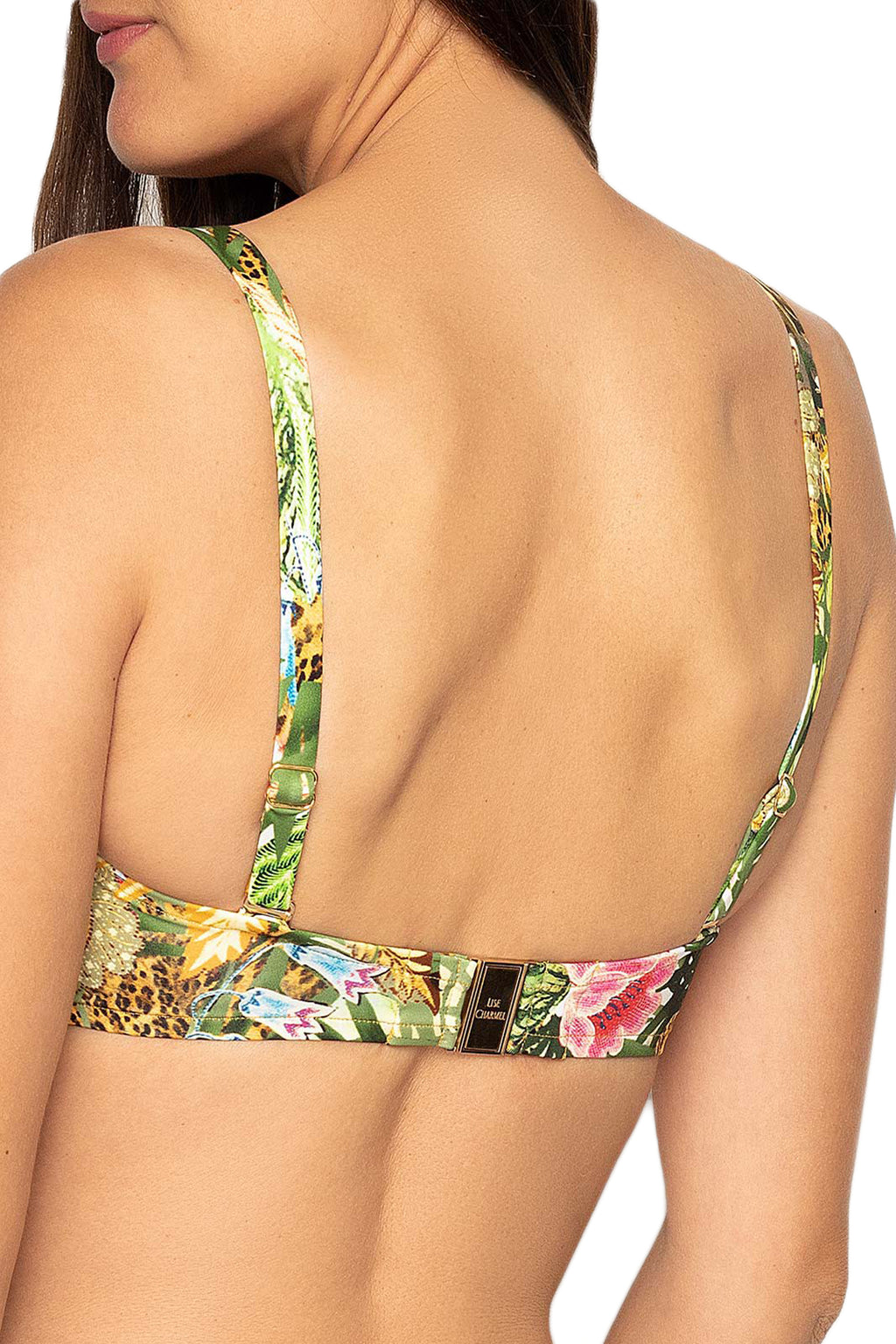 Reggiseno bikini Fascia Preformata Donna JUNGLE PANTHERE ABA5429 Lise Charmel evabiancheria