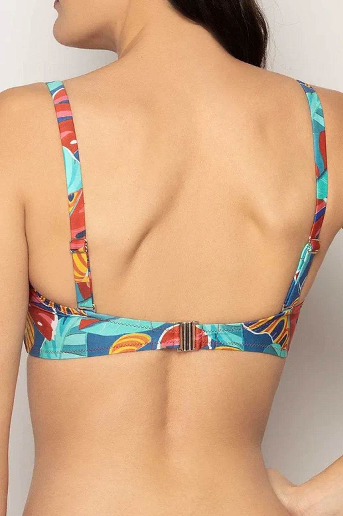 Reggiseno bikini Fascia Preformata Donna LA FOGLIA FBB7454 ANTIGEL - evabiancheria