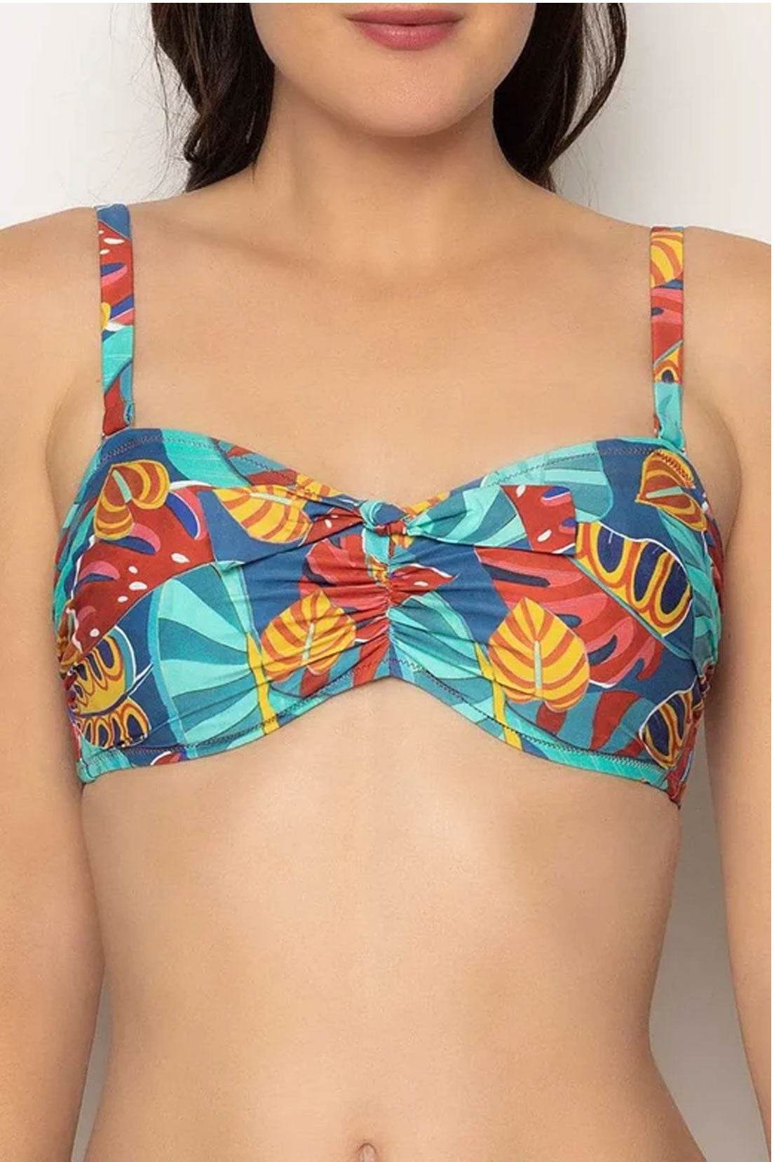 Reggiseno bikini Fascia Preformata Donna LA FOGLIA FBB7454 ANTIGEL - evabiancheria